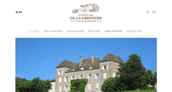 Desktop Screenshot of chateaudelagreffiere.com